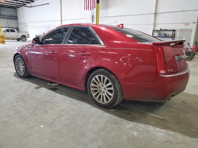 1G6DP5ED9B0149602 - 2011 CADILLAC CTS PREMIUM COLLECTION RED photo 2