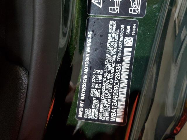 WBA13AR08RCP28436 - 2024 BMW M440XI GREEN photo 13