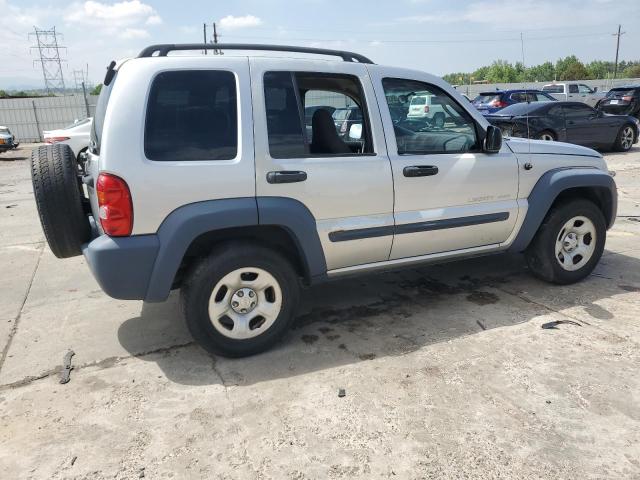 1J4GL48K23W517282 - 2003 JEEP LIBERTY SPORT SILVER photo 3