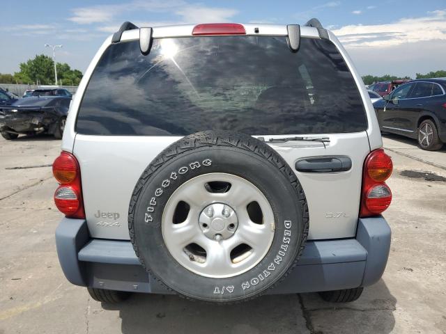 1J4GL48K23W517282 - 2003 JEEP LIBERTY SPORT SILVER photo 6