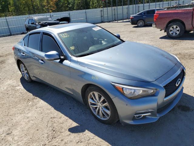 JN1EV7AP2HM737557 - 2017 INFINITI Q50 PREMIUM TEAL photo 1