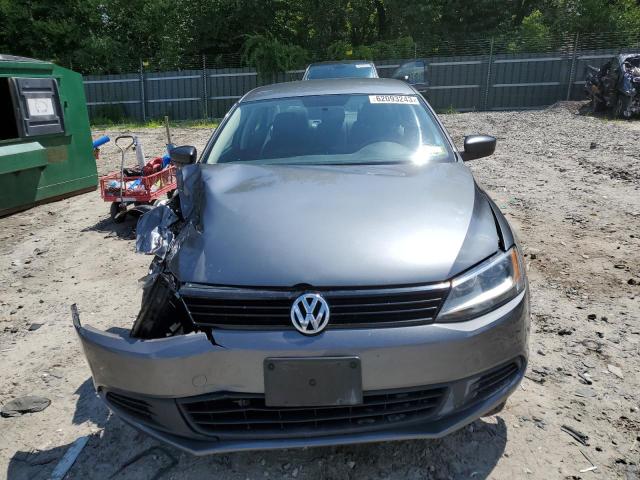 3VW1K7AJ0EM443278 - 2014 VOLKSWAGEN JETTA BASE 灰色 照片 5