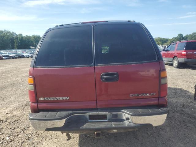 1GNEC16Z52J333291 - 2002 CHEVROLET SUBURBAN C1500 MAROON photo 6