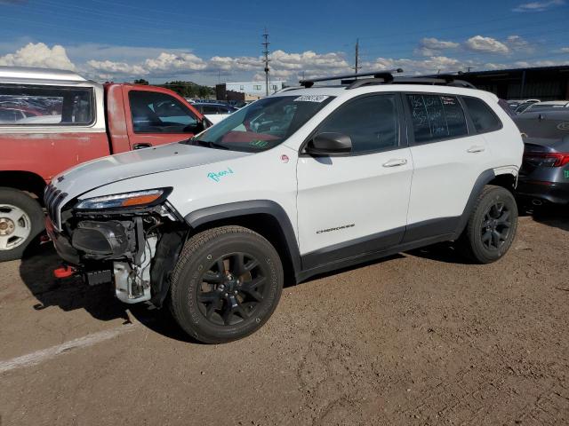 1C4PJMBS7FW588051 - 2015 JEEP CHEROKEE TRAILHAWK WHITE photo 1