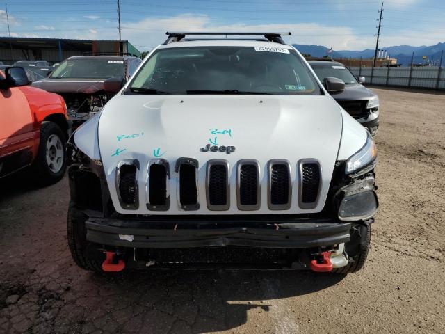 1C4PJMBS7FW588051 - 2015 JEEP CHEROKEE TRAILHAWK WHITE photo 5