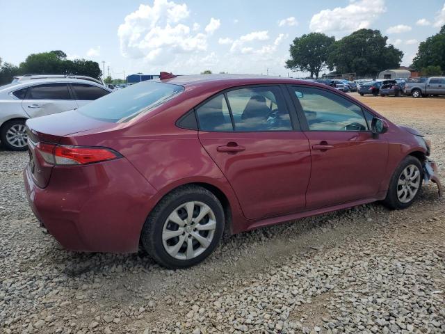 5YFEPMAE1NP332433 - 2022 TOYOTA COROLLA LE მუქწითელი ფოტო 3