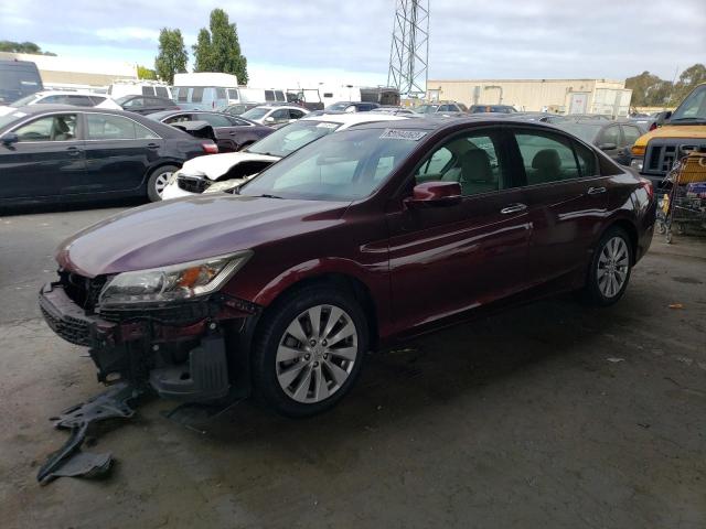 1HGCR3F96EA029564 - 2014 HONDA ACCORD TOURING BURGUNDY photo 1