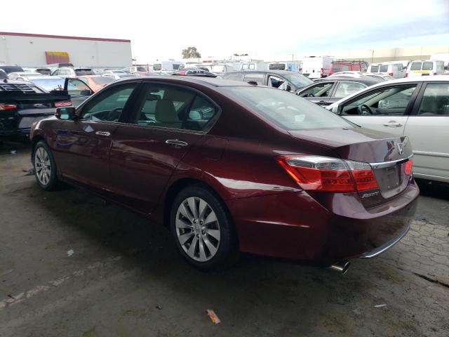 1HGCR3F96EA029564 - 2014 HONDA ACCORD TOURING BURGUNDY photo 2