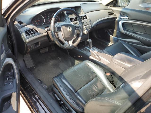 1HGCS12829A008402 - 2009 HONDA ACCORD EXL BLACK photo 8