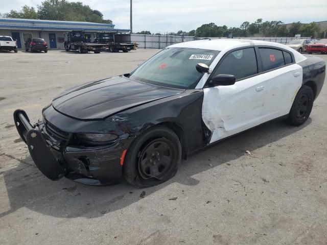 2C3CDXAG2HH533615 - 2017 DODGE CHARGER POLICE TWO TONE photo 1