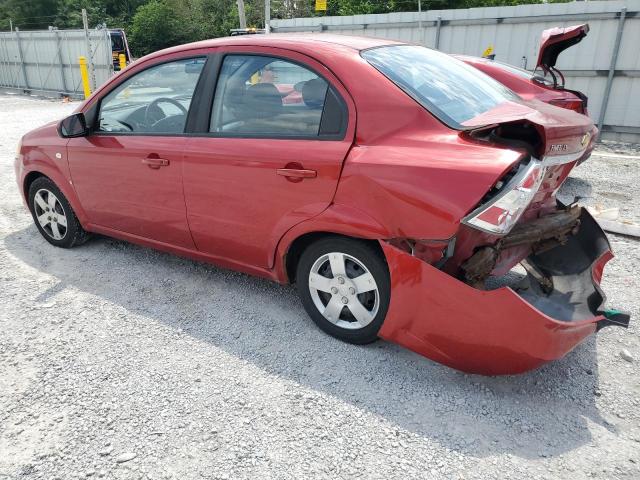 KL1TD56637B153133 - 2007 CHEVROLET AVEO BASE Qırmızı foto 2