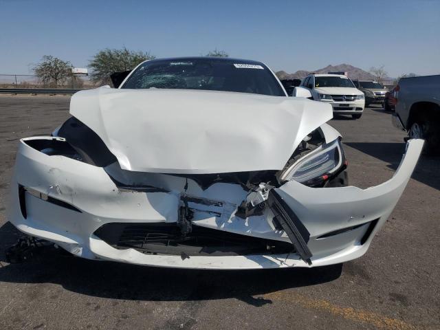5YJSA1E57MF446783 - 2021 TESLA MODEL S WHITE photo 5