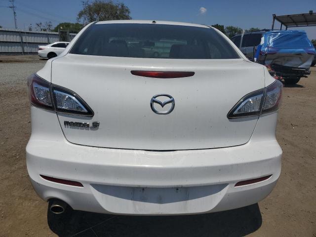 JM1BL1TF5D1842810 - 2013 MAZDA 3 I WHITE photo 6