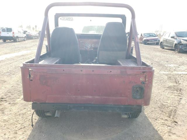 1JCBM85A8BT017125 - 1981 JEEP JEEP CJ5 BURGUNDY photo 6