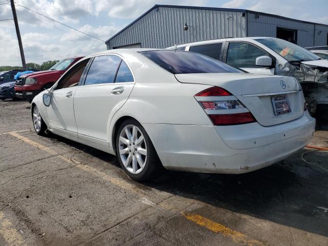 WDDNG86X58A178387 - 2008 MERCEDES-BENZ S 550 4MATIC WHITE photo 2