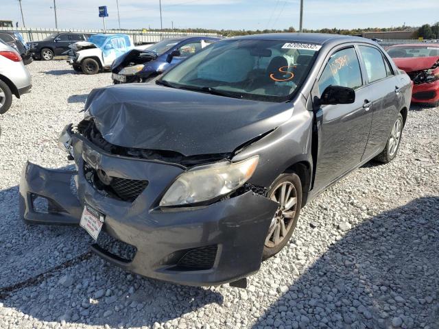 JTDBL40E29J011110 - 2009 TOYOTA COROLLA BASE GRAY photo 2