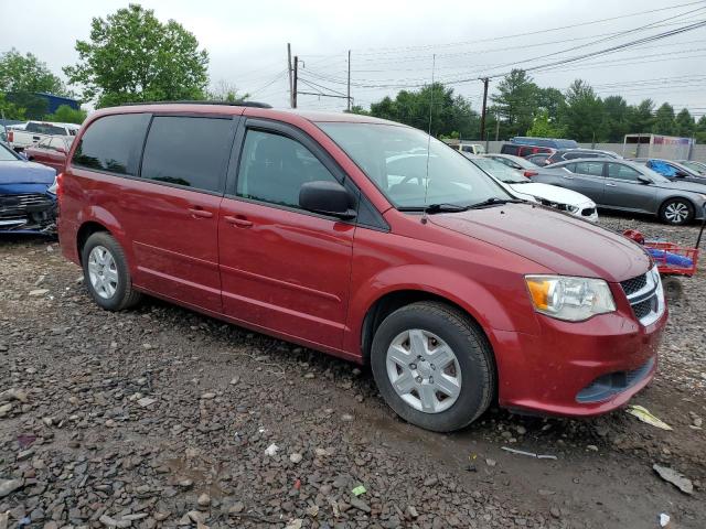 2D4RN4DG9BR672397 - 2011 DODGE GRAND CARA EXPRESS BURGUNDY photo 4