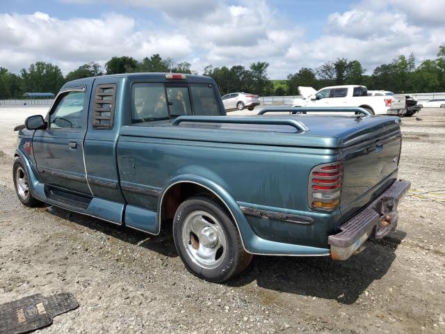 1FTCR14X5TTA20411 - 1996 FORD RANGER SUPER CAB GREEN photo 2