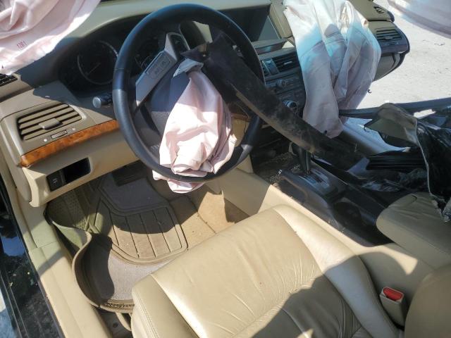 1HGCP368X9A025357 - 2009 HONDA ACCORD EXL BLACK photo 8