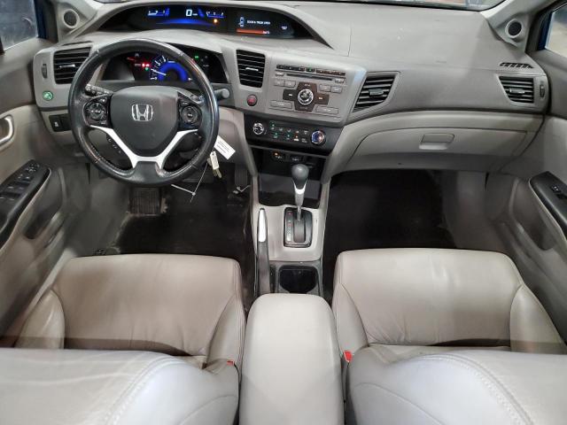 19XFB2F91CE044543 - 2012 HONDA CIVIC EXL ლურჯი ფოტო 8