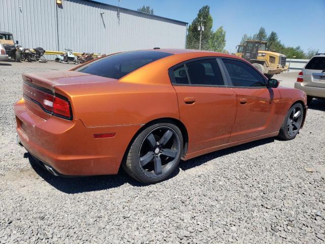 2B3CL3CGXBH598127 - 2011 DODGE CHARGER ORANGE photo 3