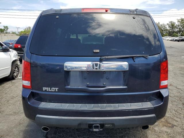 5FNYF38439B027153 - 2009 HONDA PILOT EX BLUE photo 6