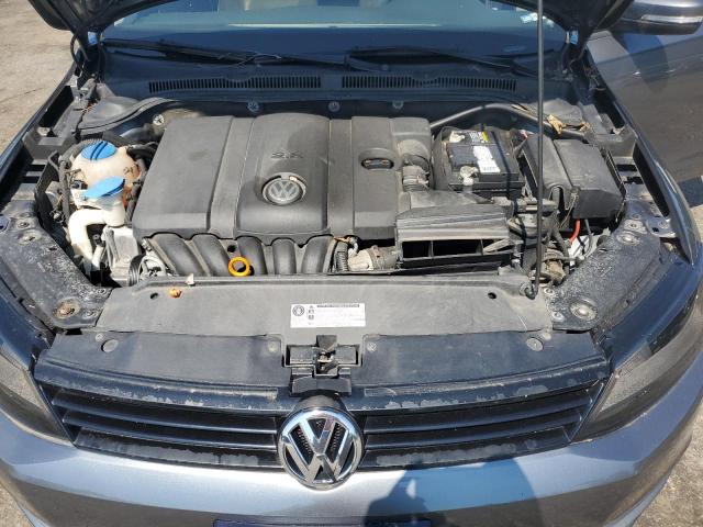 3VWDP7AJ2CM332484 - 2012 VOLKSWAGEN JETTA SE GRAY photo 11