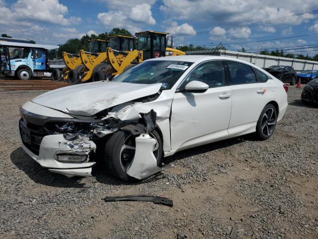 1HGCV1F38KA101582 - 2019 HONDA ACCORD SPORT WHITE photo 1