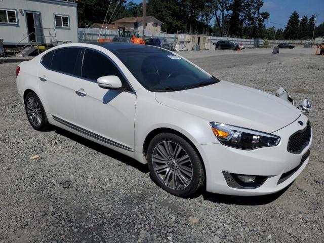 KNALN4D78E5156517 - 2014 KIA CADENZA PREMIUM WHITE photo 4