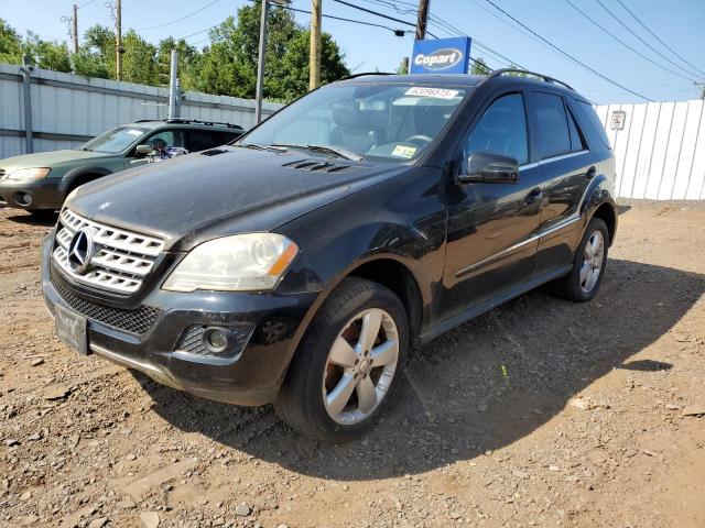 4JGBB8GB0BA711800 - 2011 MERCEDES-BENZ ML 350 4MATIC BLACK photo 1