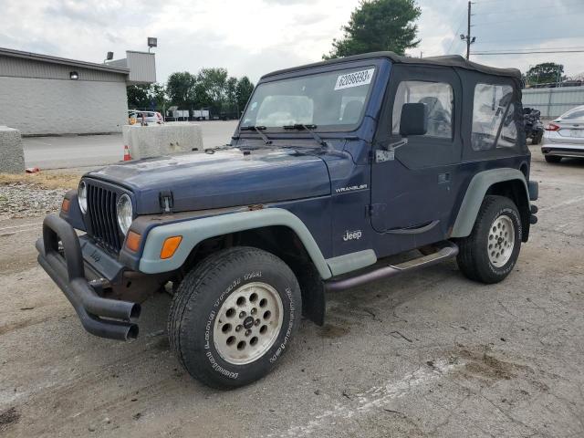 1J4FY29P3VP541292 - 1997 JEEP WRANGLER / SE BLUE photo 1