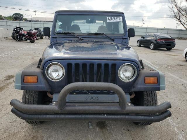 1J4FY29P3VP541292 - 1997 JEEP WRANGLER / SE BLUE photo 5