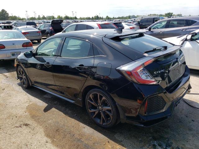 SHHFK7H46JU223861 - 2018 HONDA CIVIC SPORT შავი ფოტო 2