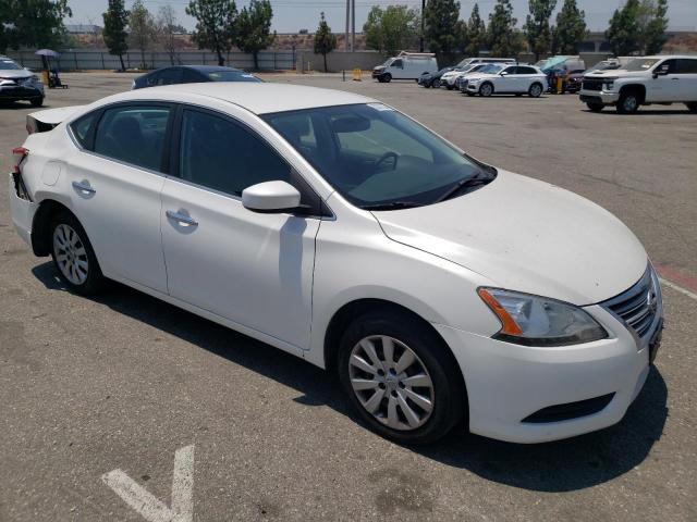 3N1AB7AP7EL687784 - 2014 NISSAN SENTRA S WHITE photo 4