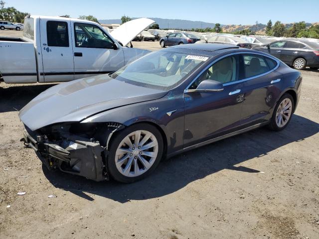 5YJSA1E23GF169267 - 2016 TESLA MODEL S Կապույտ լուսանկար 1