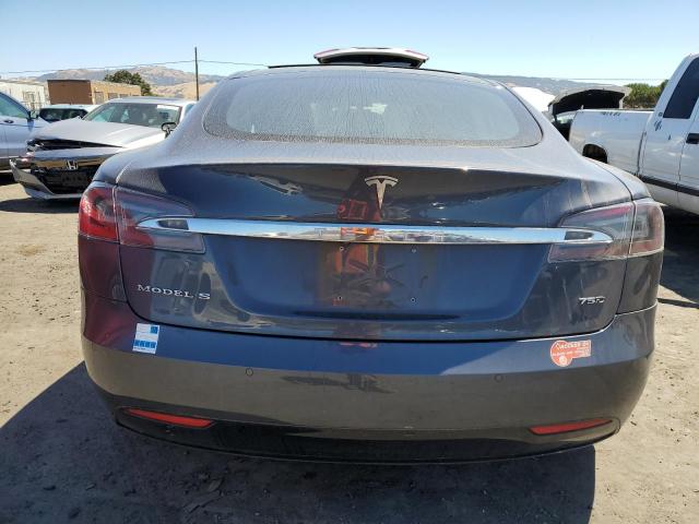 5YJSA1E23GF169267 - 2016 TESLA MODEL S Կապույտ լուսանկար 6