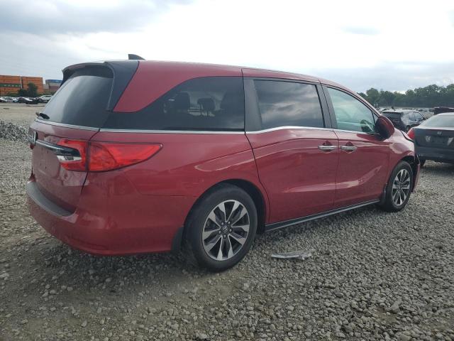 5FNRL6H70NB049842 - 2022 HONDA ODYSSEY EXL წითელი ფოტო 3