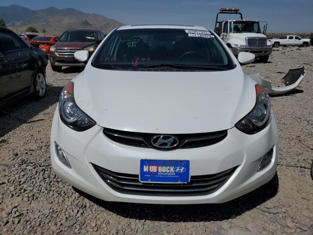 5NPDH4AE9CH105963 - 2012 HYUNDAI ELANTRA GLS WHITE photo 5