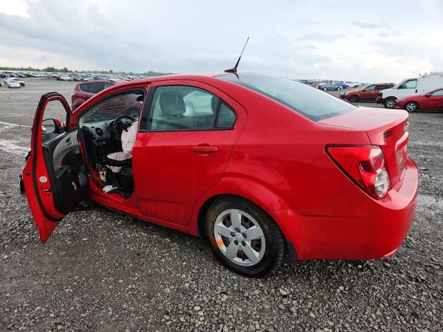1G1JA5SHXD4135771 - 2013 CHEVROLET SONIC LS RED photo 2