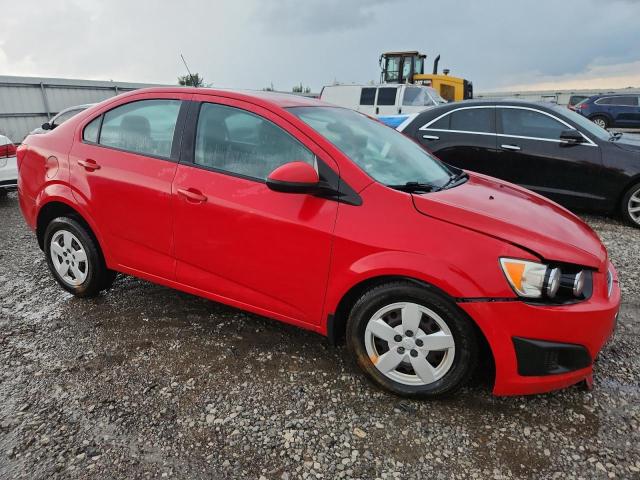 1G1JA5SHXD4135771 - 2013 CHEVROLET SONIC LS RED photo 4