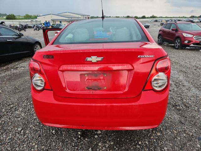 1G1JA5SHXD4135771 - 2013 CHEVROLET SONIC LS RED photo 6