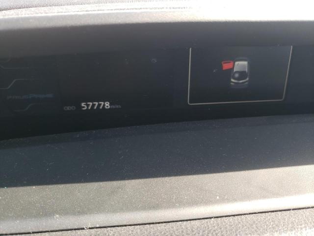 JTDKARFP1H3037227 - 2017 TOYOTA PRIUS PRIM ნაცრისფერი ფოტო 9