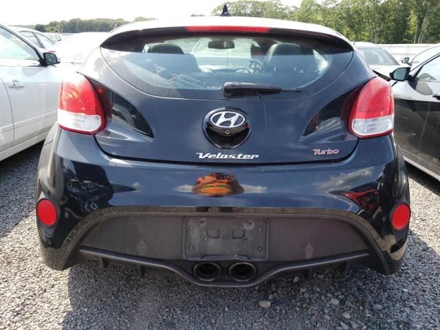 KMHTC6AE0EU206268 - 2014 HYUNDAI VELOSTER TURBO BLACK photo 6