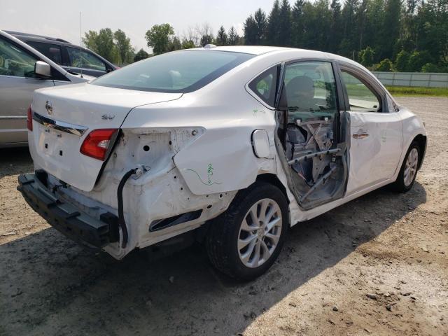 3N1AB7AP6KY365734 - 2019 NISSAN SENTRA S WHITE photo 3