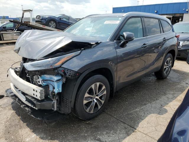 5TDGZRBH5NS181595 - 2022 TOYOTA HIGHLANDER XLE Boz foto 1