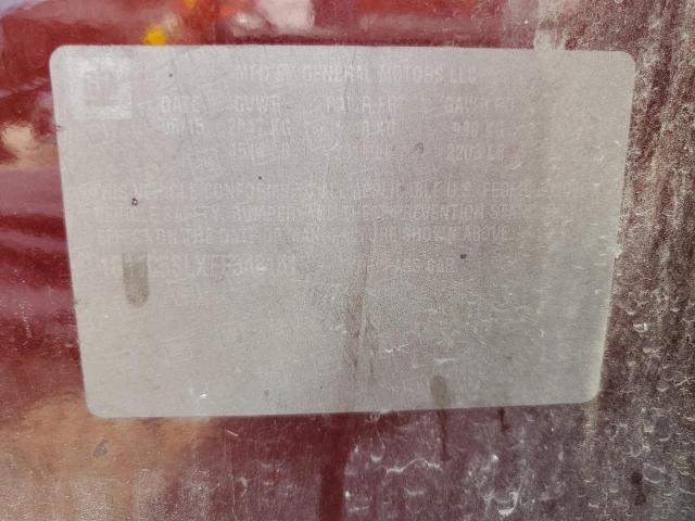 1G11C5SLXFF348161 - 2015 CHEVROLET MALIBU 1LT 勃艮第红 照片 12