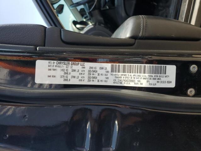 1C4RJFAGXDC599691 - 2013 JEEP GRAND CHER LAREDO BLACK photo 14