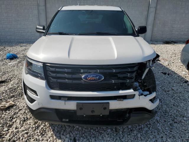 1FM5K8AR6KGB44038 - 2019 FORD EXPLORER POLICE INTERCEPTOR WHITE photo 5