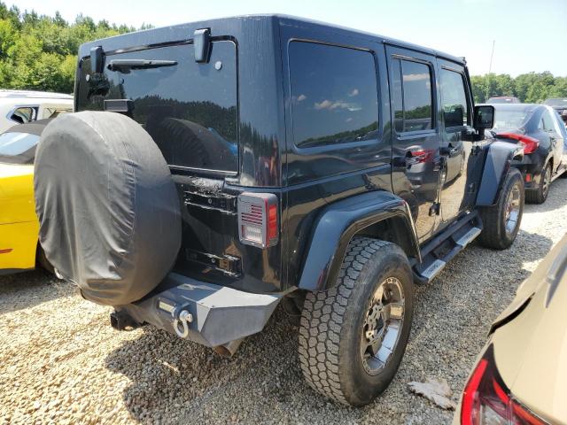 1C4BJWEGXEL190216 - 2014 JEEP WRANGLER UNLIMITED SAHARA BLACK photo 3
