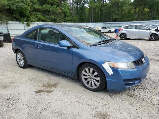 2HGFG129X9H528145 - 2009 HONDA CIVIC EXL BLUE photo 4